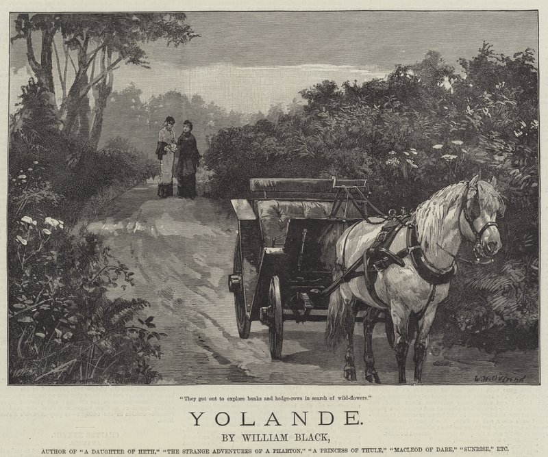 Yolande, William Black alkotó: William Heysham Overend