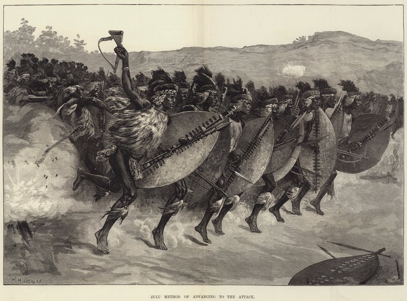A zulu módszer a támadáshoz való előrelépéshez alkotó: William Heysham Overend