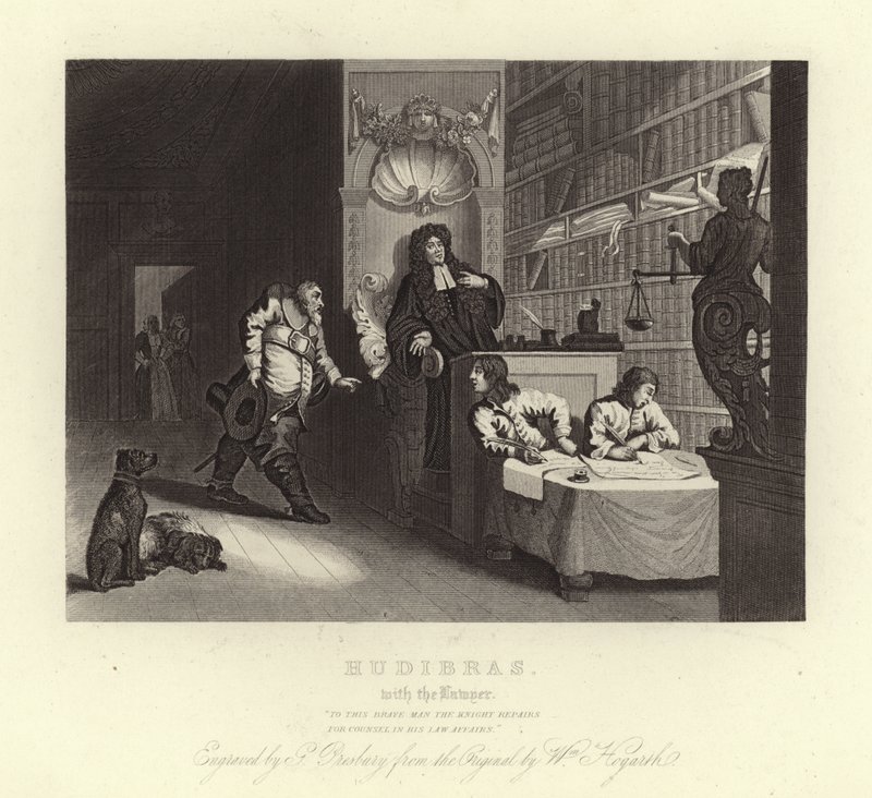 Hudibras by Samuel Butler alkotó: William Hogarth