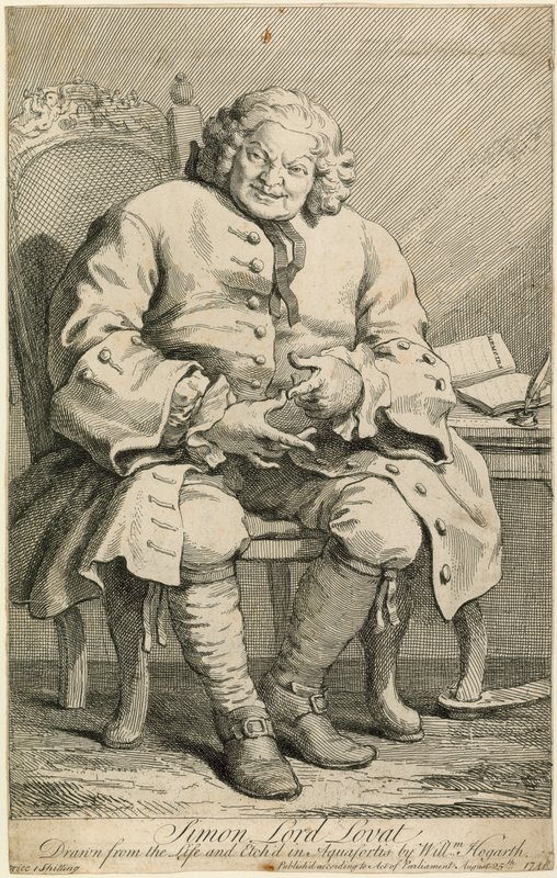 Simon Lord Lovat alkotó: William Hogarth