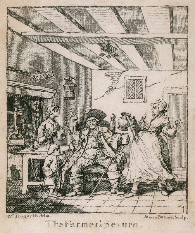 A gazda visszatérése alkotó: William Hogarth
