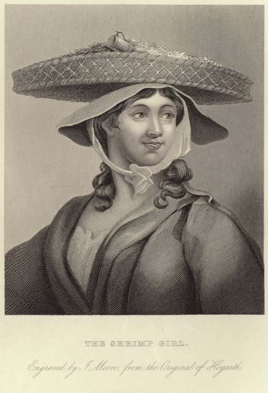 A garnélarák lány alkotó: William Hogarth