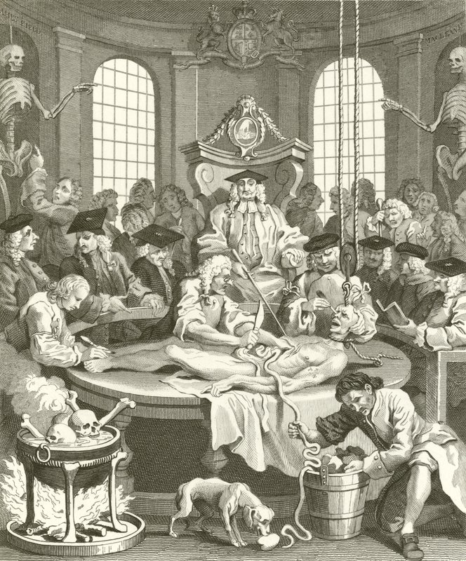 A kegyetlenség négy szakasza alkotó: William Hogarth
