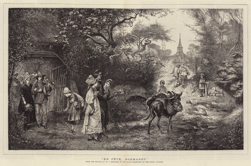 En Fete, Normandia alkotó: William John Hennessy