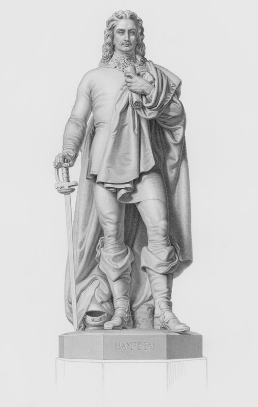 Hampden, W Roffe metszete J H Foley, RA szobráról (metszet) alkotó: William John Roffe