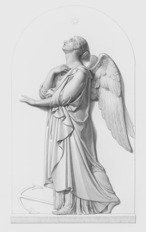 Remény, W Roffe metszete J Gibson, RA domborművéről (metszet) alkotó: William John Roffe
