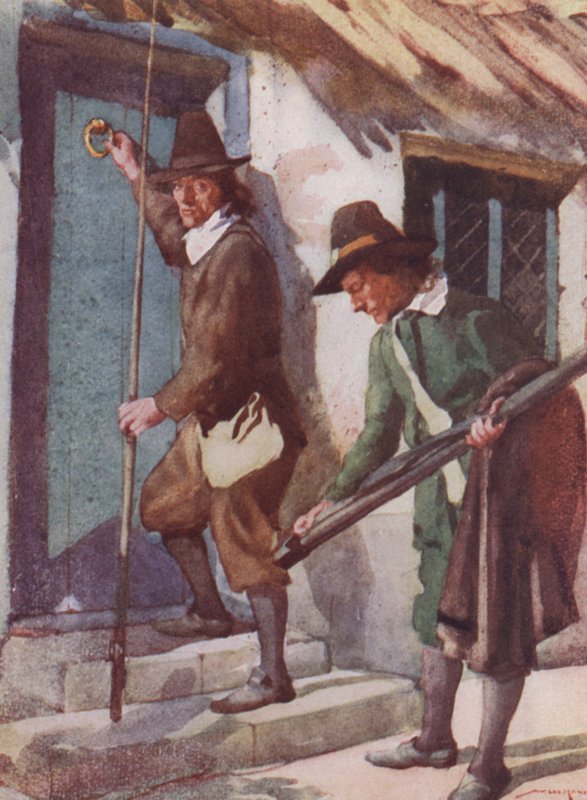 Illusztráció a The Compleat Anglerhez, Izaak Walton (színes litó) alkotó: William Lee Hankey