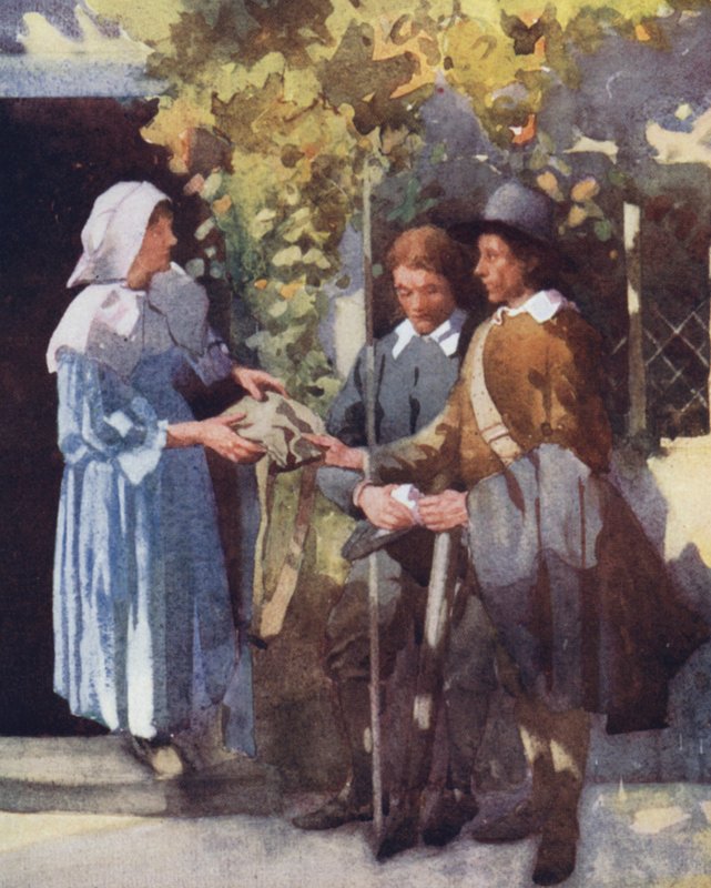 Illusztráció a The Compleat Anglerhez, Izaak Walton (színes litó) alkotó: William Lee Hankey