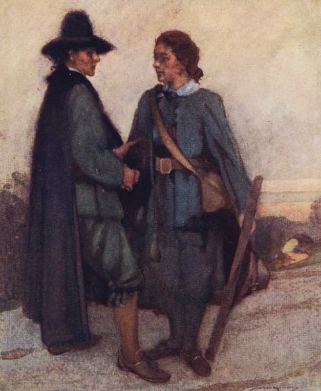 Illusztráció a The Compleat Anglerhez, Izaak Walton (színes litó) alkotó: William Lee Hankey
