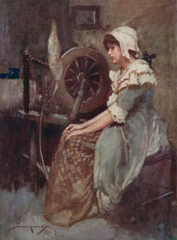 Illusztráció: Oliver Goldsmith A kihalt faluhoz (színes litó) alkotó: William Lee Hankey