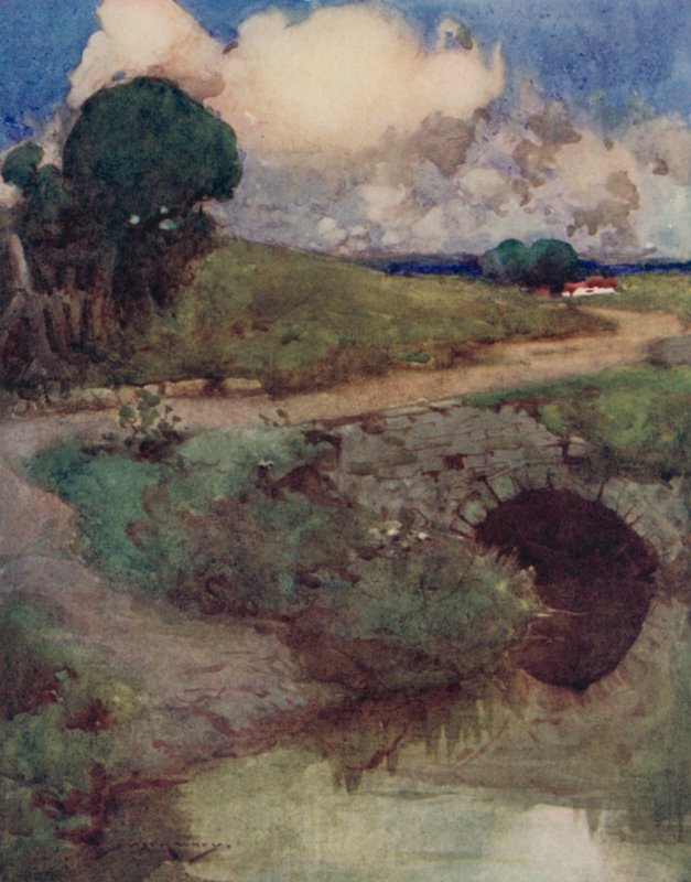 Illusztráció: Oliver Goldsmith A kihalt faluhoz (színes litó) alkotó: William Lee Hankey