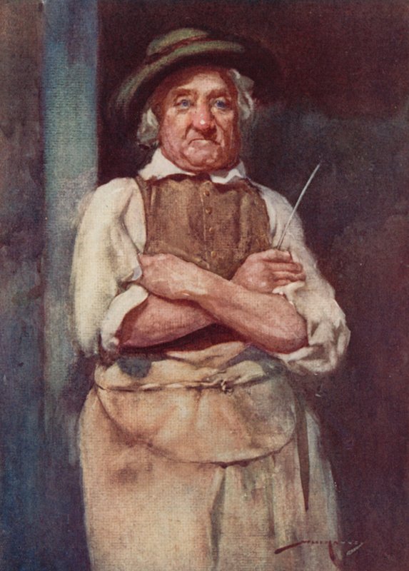 Illusztráció: Oliver Goldsmith A kihalt faluhoz (színes litó) alkotó: William Lee Hankey