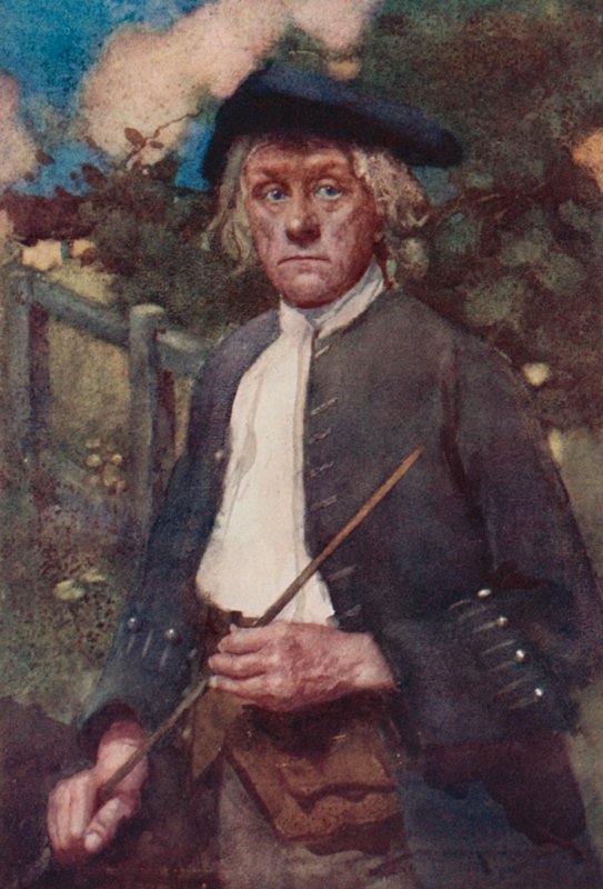 Illusztráció: Oliver Goldsmith A kihalt faluhoz (színes litó) alkotó: William Lee Hankey