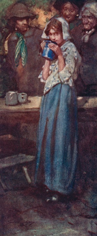 Illusztráció: Oliver Goldsmith A kihalt faluhoz (színes litó) alkotó: William Lee Hankey
