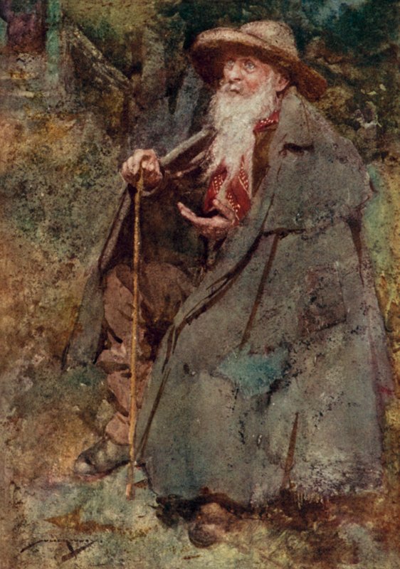 Illusztráció: Oliver Goldsmith A kihalt faluhoz (színes litó) alkotó: William Lee Hankey