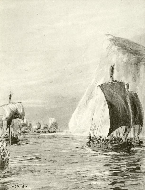 „Apály van a férfiak dolgában” (mélynyomás) alkotó: William Lionel Wyllie
