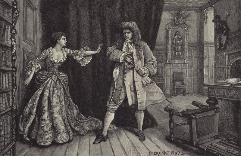 Die Vernon és Frank a könyvtárban alkotó: William Lockhart Bogle