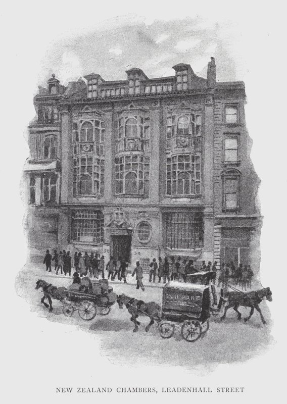 New Zealand Chambers, Leadenhall Street (litho) alkotó: William Luker