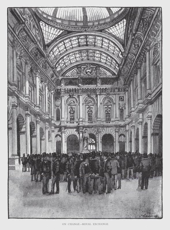 On Change, Royal Exchange (litho) alkotó: William Luker