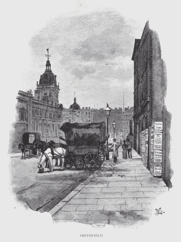 Smithfield (litho) alkotó: William Luker