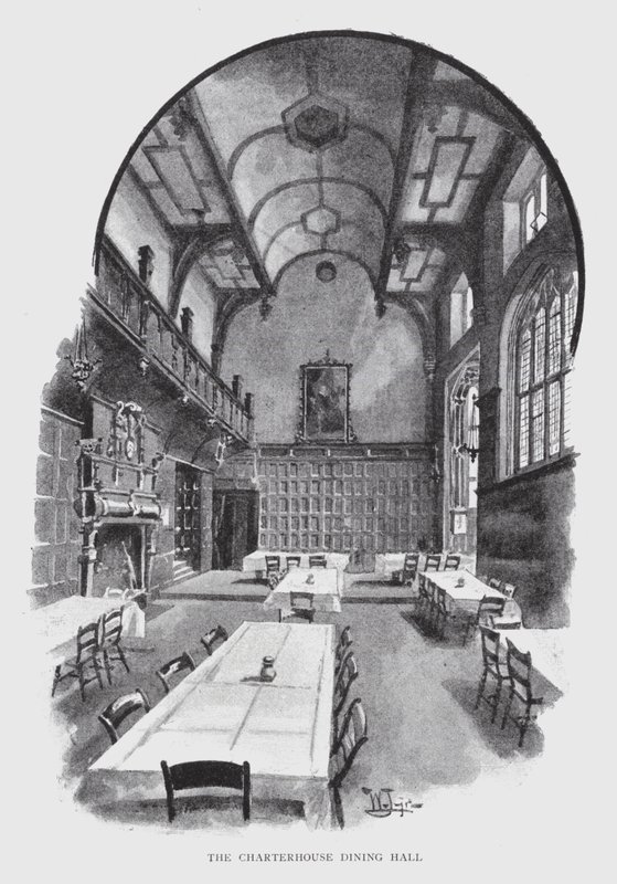 A Charterhouse étkező (litho) alkotó: William Luker