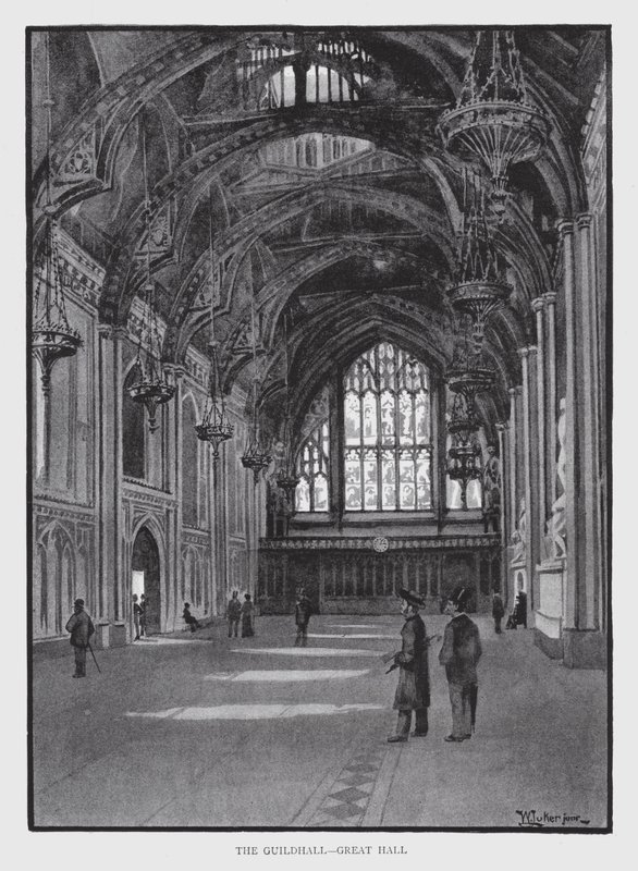 Céhterem, Nagyterem (litho) alkotó: William Luker