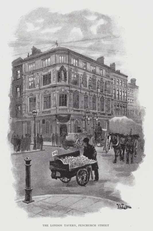 The London Tavern, Fenchurch Street (litho) alkotó: William Luker