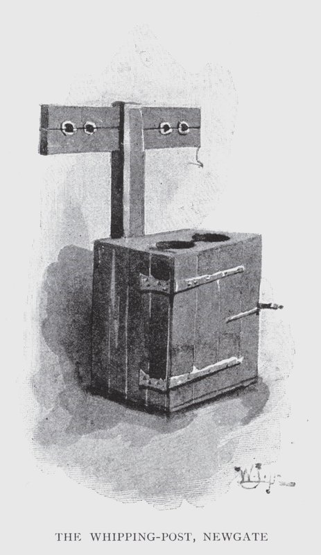 The Whipping-Post, Newgate (litho) alkotó: William Luker