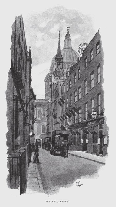 Walting Street (litho) alkotó: William Luker