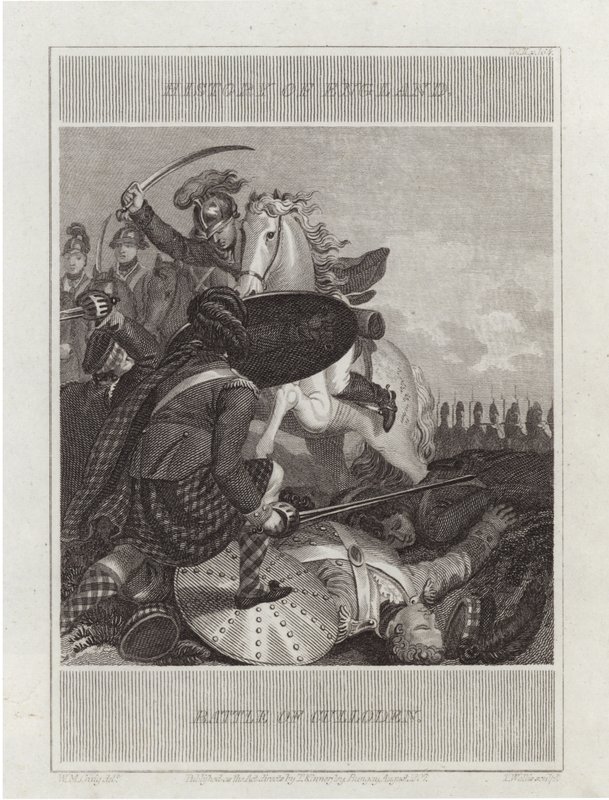 Culloden csata alkotó: William Marshall Craig