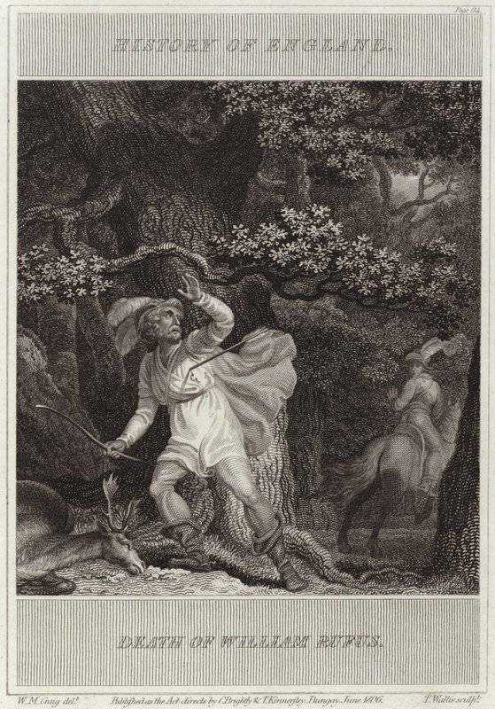 William Rufus halála alkotó: William Marshall Craig