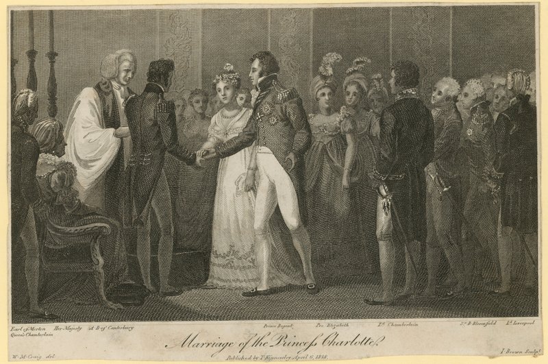 Charlotte hercegnő esküvője alkotó: William Marshall Craig