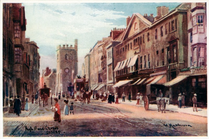 High Street, Carfax vége alkotó: William Matthison