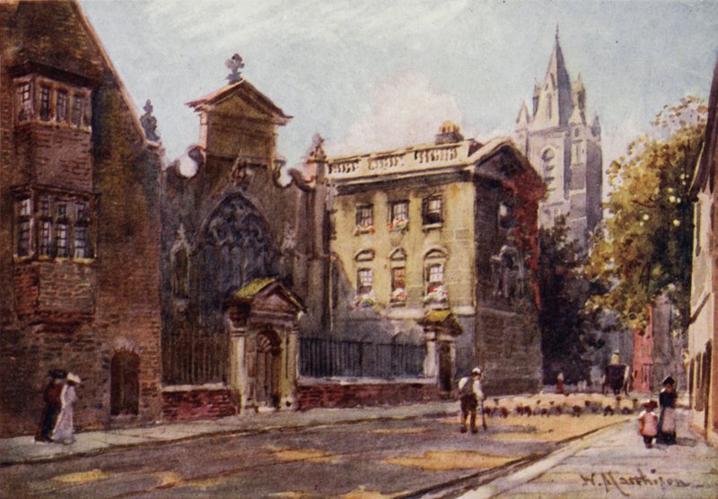 Peterhouse az utcáról alkotó: William Matthison