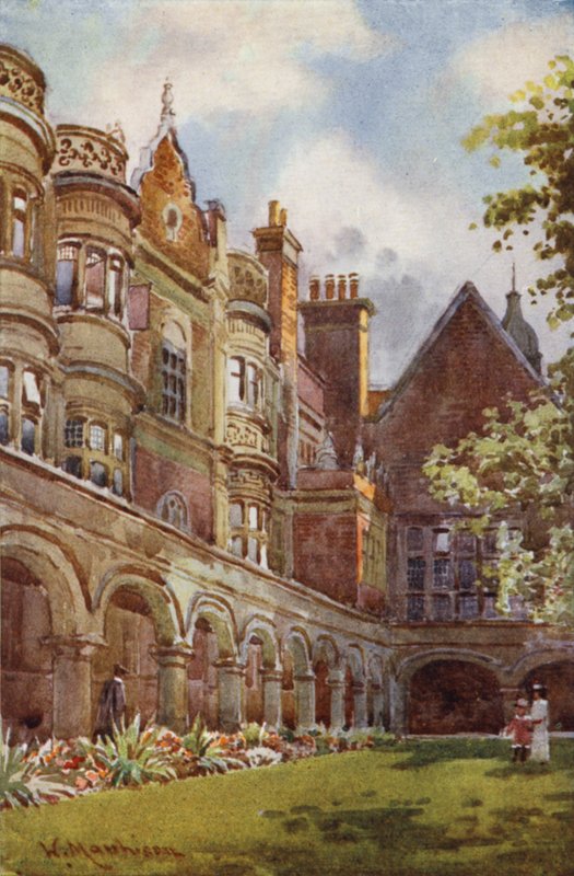 A Cloister Court, Sidney Sussex College alkotó: William Matthison