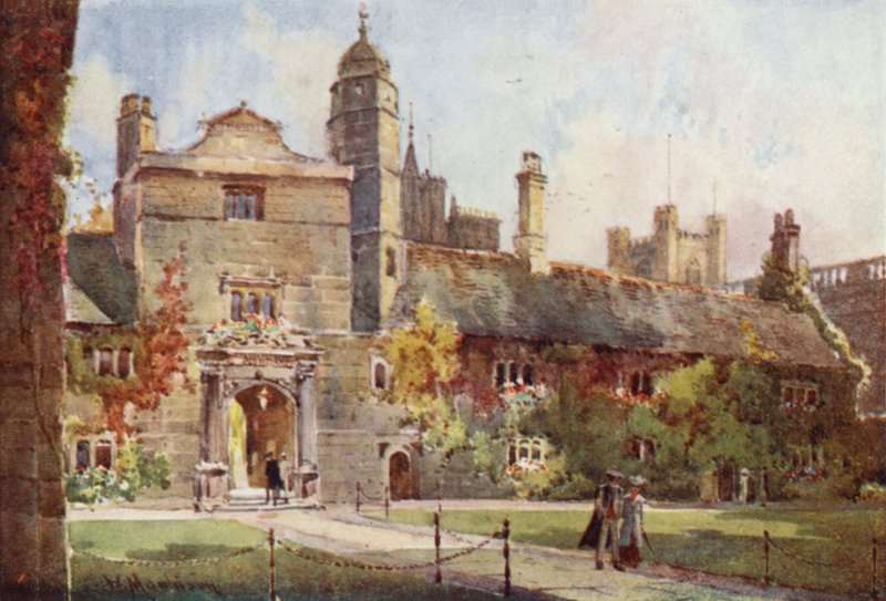 Az erény kapuja, Gonville és Caius College alkotó: William Matthison