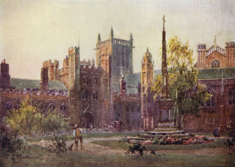 A St Johns College átjárója és tornya alkotó: William Matthison