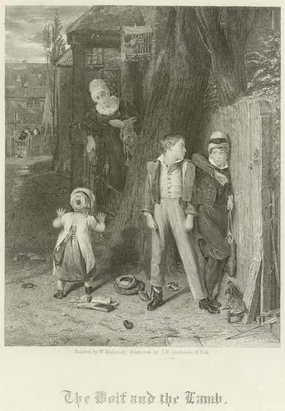 A farkas és a bárány alkotó: William Mulready