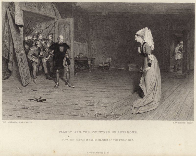 Talbot és Auvergne grófnője alkotó: William Quiller Orchardson