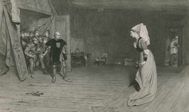Talbot és Auvergne grófnője, VI. Henrik király, első rész alkotó: William Quiller Orchardson