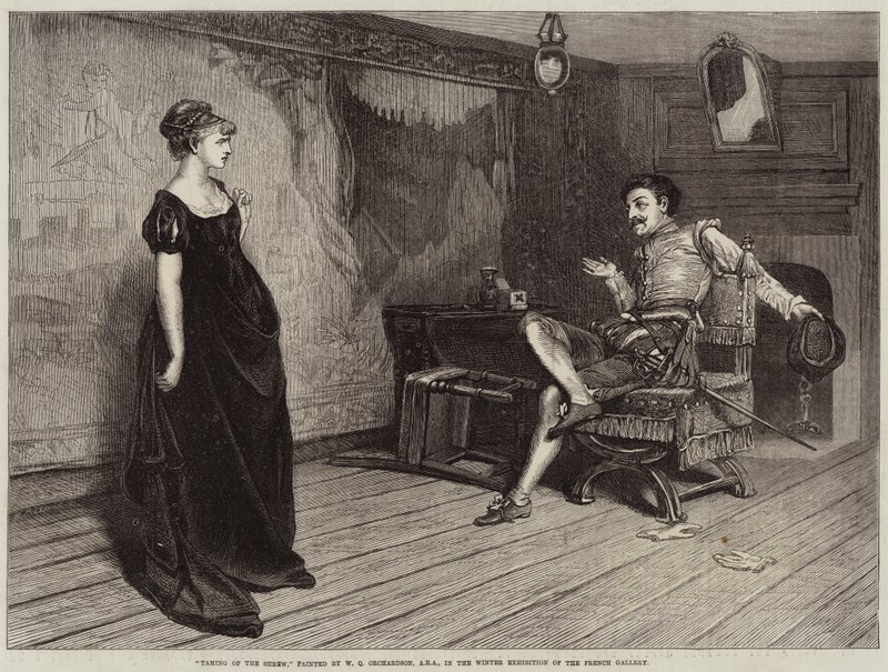 A cickány megzabolázása alkotó: William Quiller Orchardson