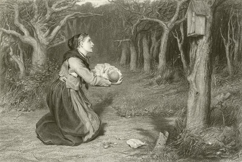 A szentély az erdőben alkotó: William Quiller Orchardson