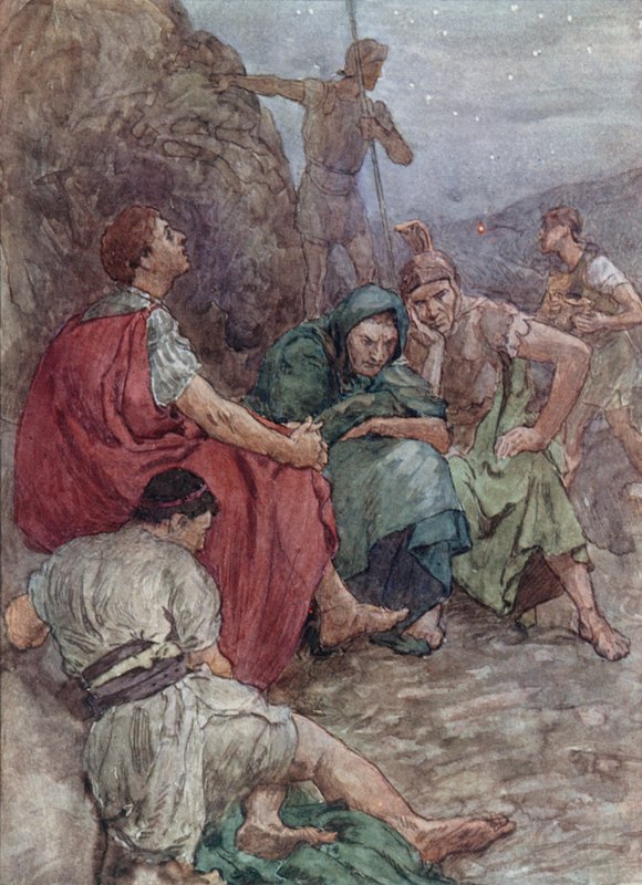Brutus és társai a Philippi csata után alkotó: William Rainey