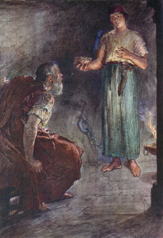 Philopoemen a börtönben (színes litó) alkotó: William Rainey