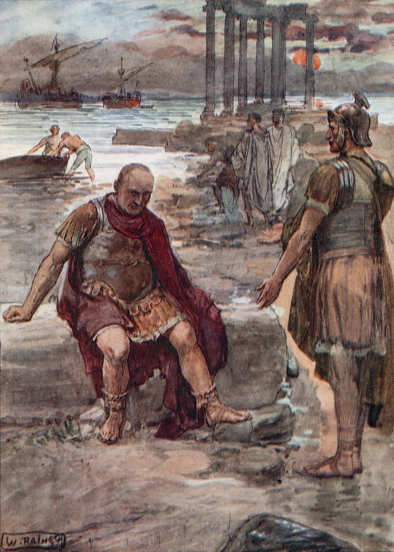 A száműzött Marius Karthágó romjai között alkotó: William Rainey