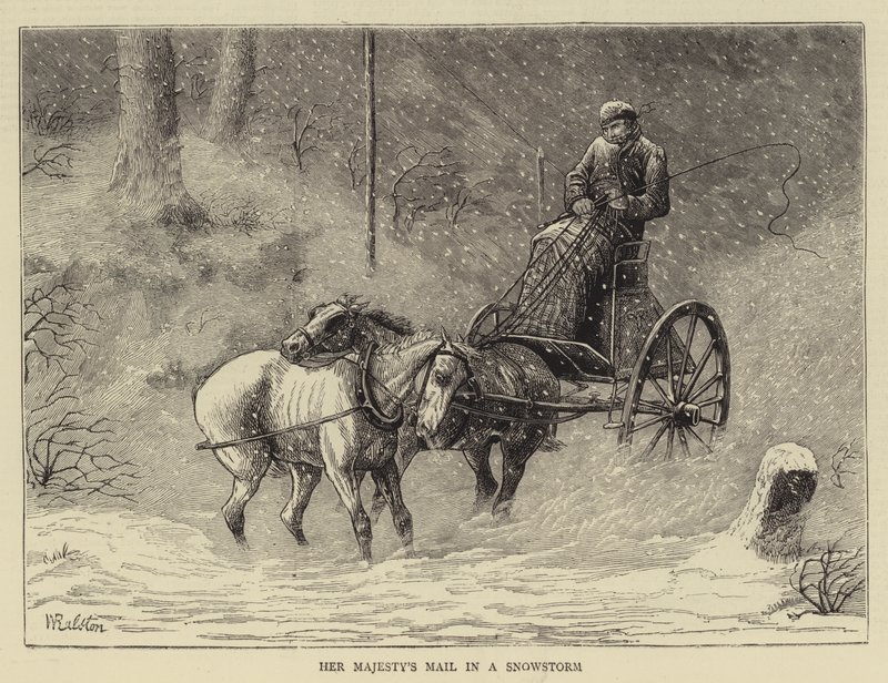 Őfelsége postája hóviharban alkotó: William Ralston