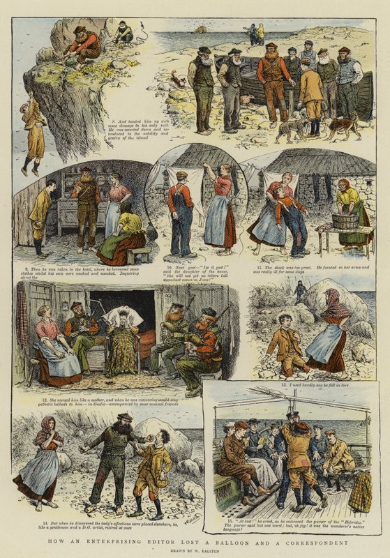 Hogyan veszített el egy vállalkozó szellemű szerkesztő egy léggömböt és egy tudósítót (chromolitho) alkotó: William Ralston