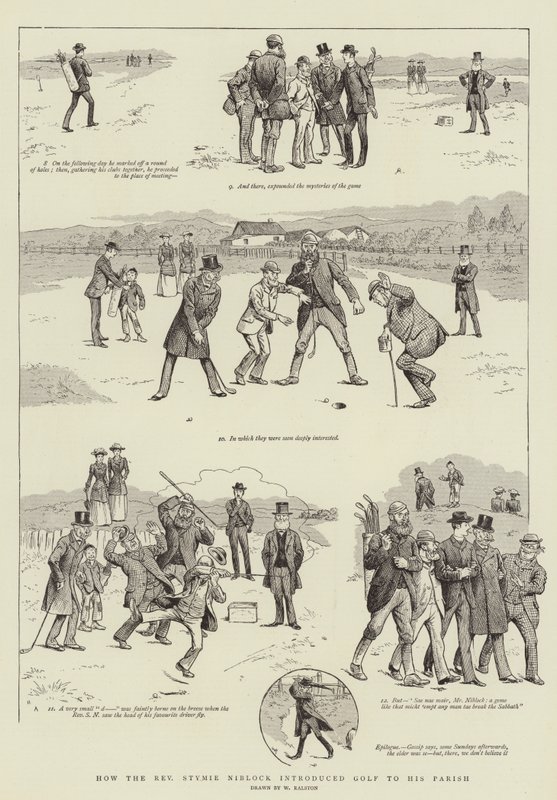 Hogyan mutatta be Stymie Niblock tiszteletes a golfot plébániájának alkotó: William Ralston