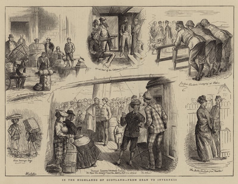 Skócia Felföldjén, Albantól Invernessig alkotó: William Ralston