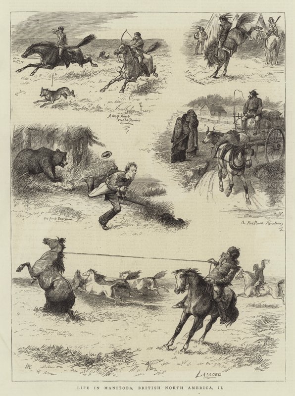 Élet a brit észak-amerikai Manitobában, II alkotó: William Ralston
